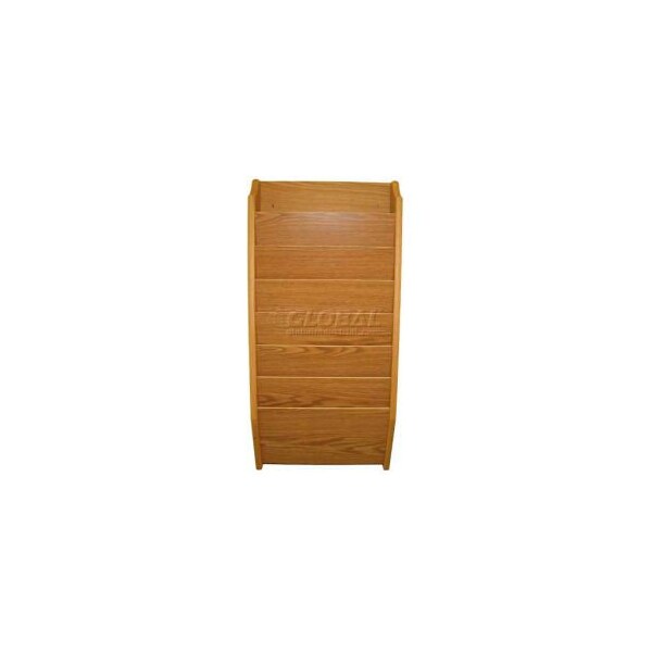 Wooden Mallet Wooden Mallet 7 Pocket Legal Size File Holder, Light Oak CH17-7LO - main